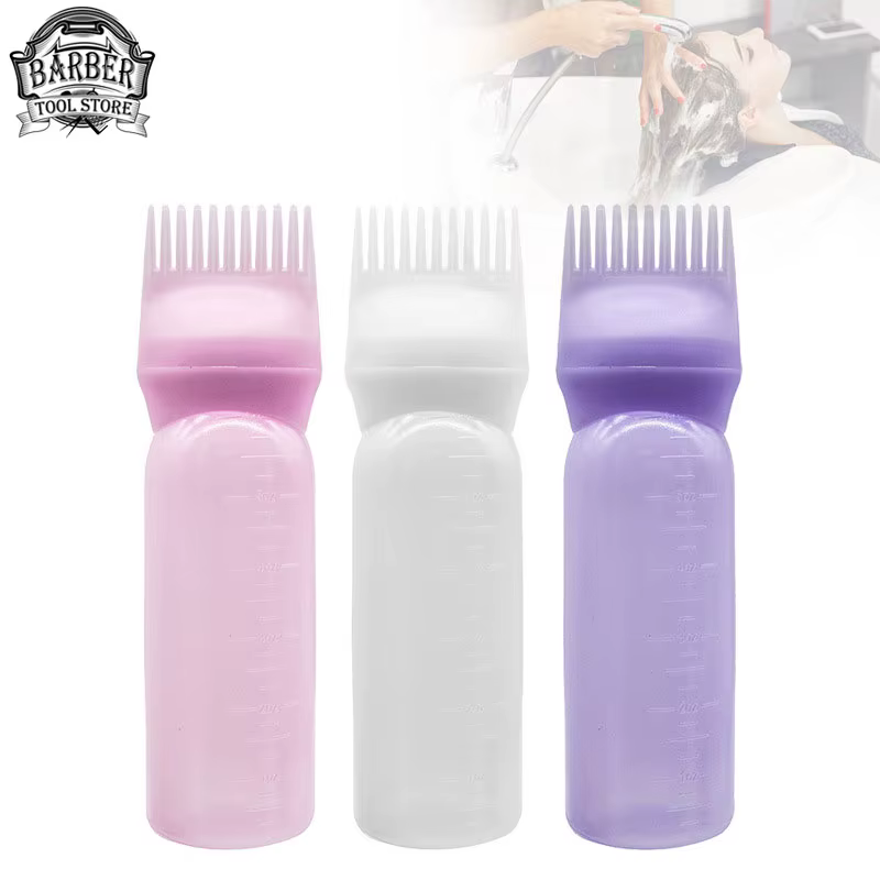 Bouteille applicateur d'huile capillaire pour Salon de coiffure