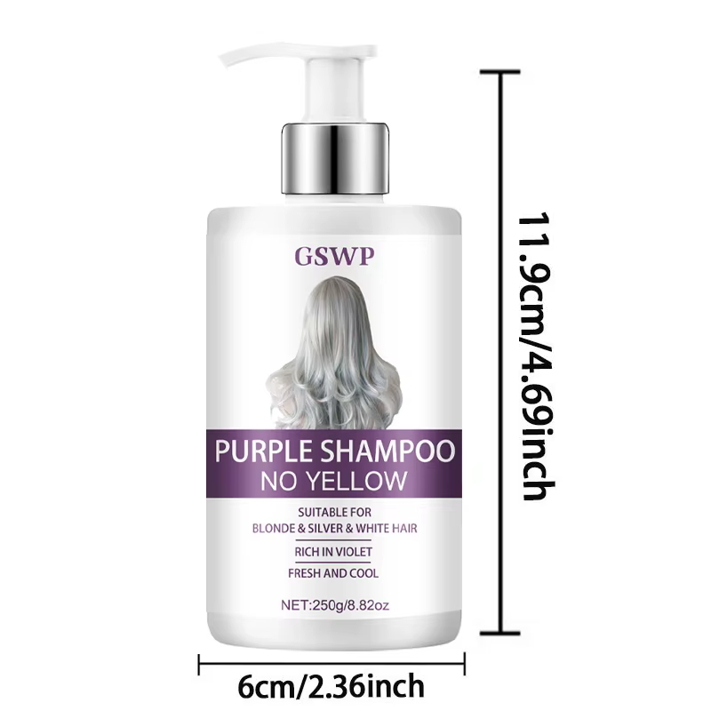 GSWP Shampooing 2-en-1 violet grande capacité qui nettoie en douceur