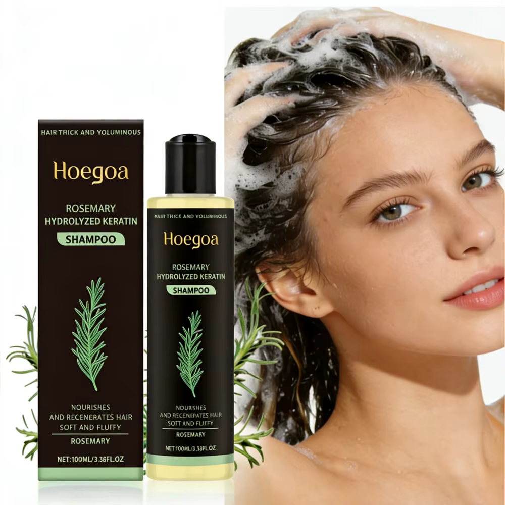 Shampoing pour la croissance des cheveux au romarin