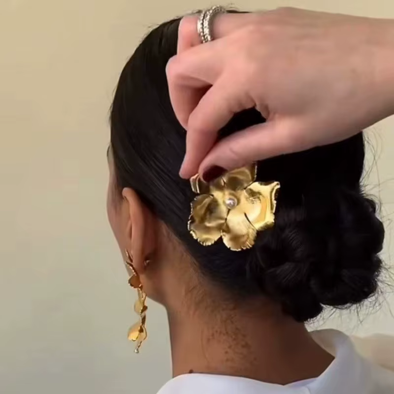 Peigne à cheveux de luxe en perles de Style français