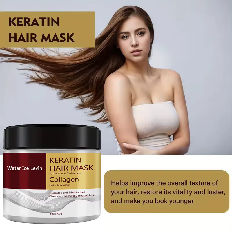 Masque capillaire à la kératine avec collagène