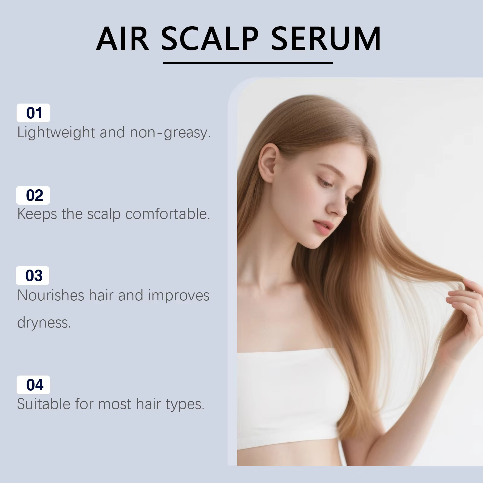 Sérum réparateur pour cuir chevelu au cuivre et aux peptides