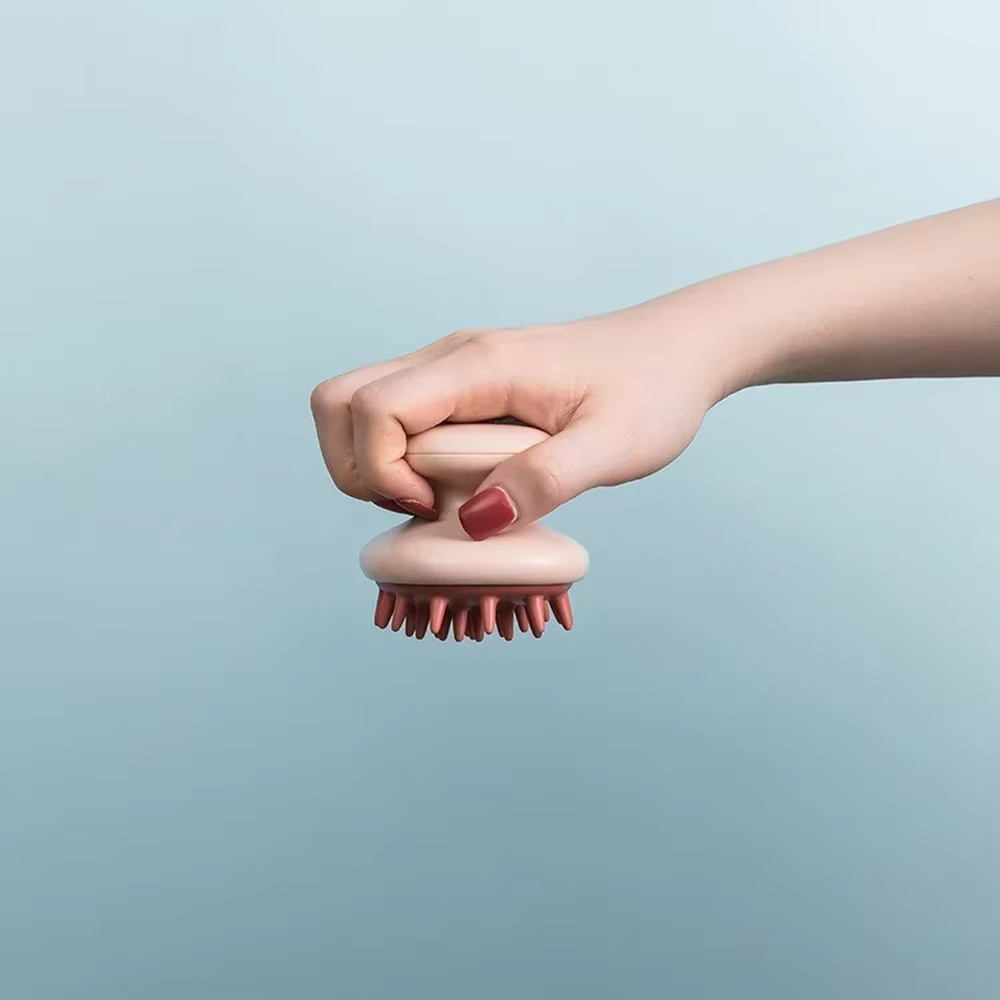 Brosse de massage du cuir chevelu en silicone