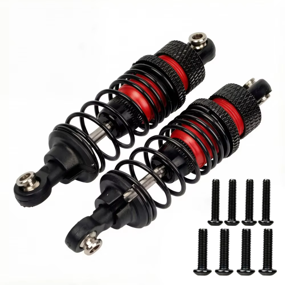 Amortisseur à huile 62mm 66mm 72mm compatible avec WLtoys 144001 MJX 14210 16208 Hyper Go H14BM SCY HBX 1/14 1/12 Buggy Truck