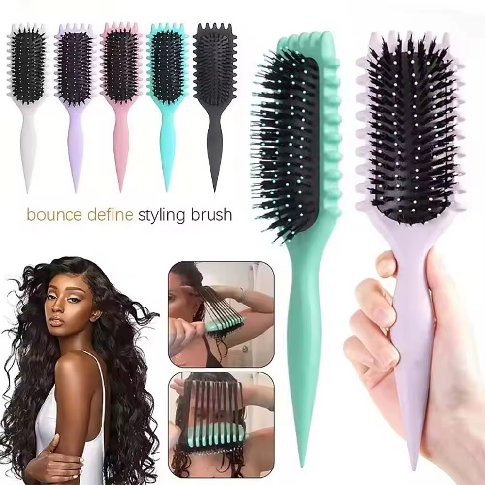 Brosse Coiffante pour Cheveux Bouclés
