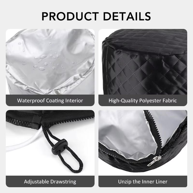 Bonnet chauffant imperméable pour soins capillaires