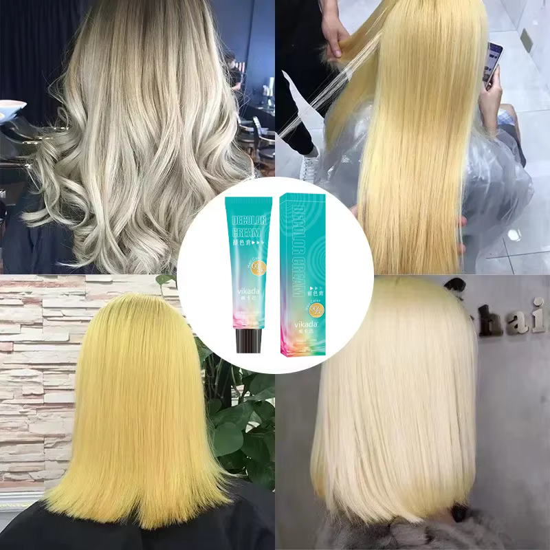 Pâte de décoloration de couleur pour cheveux