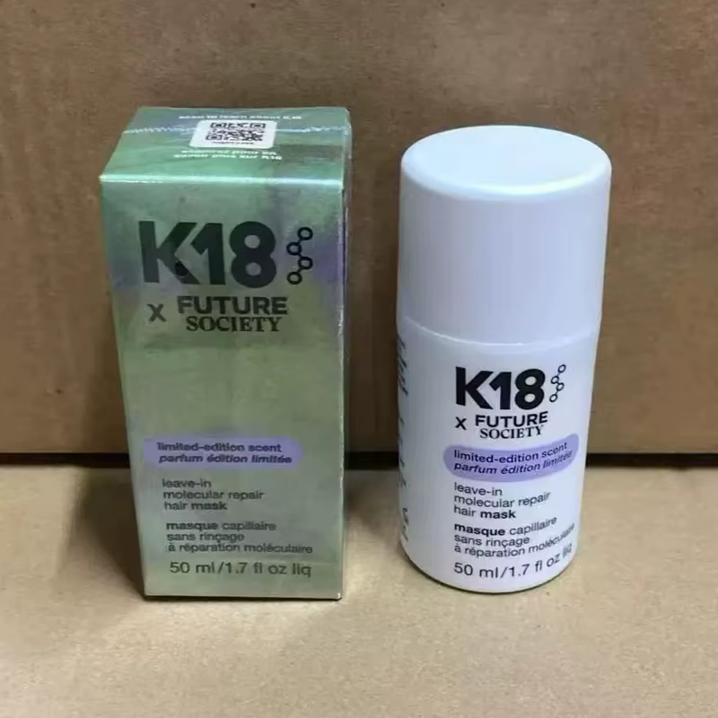 K18 Nouveau Modèle Portable 50ml Masque Capillaire Sans Rinçage Crème Nourrissante Anti-Frisottis Adoucissante Soin du Cuir Chevelu Produits de Beauté pour Cheveux
