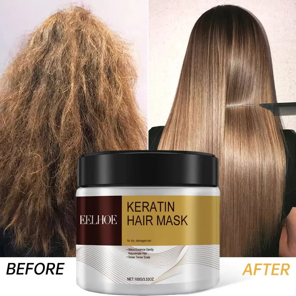 Masque capillaire au collagène pour réparer les dommages