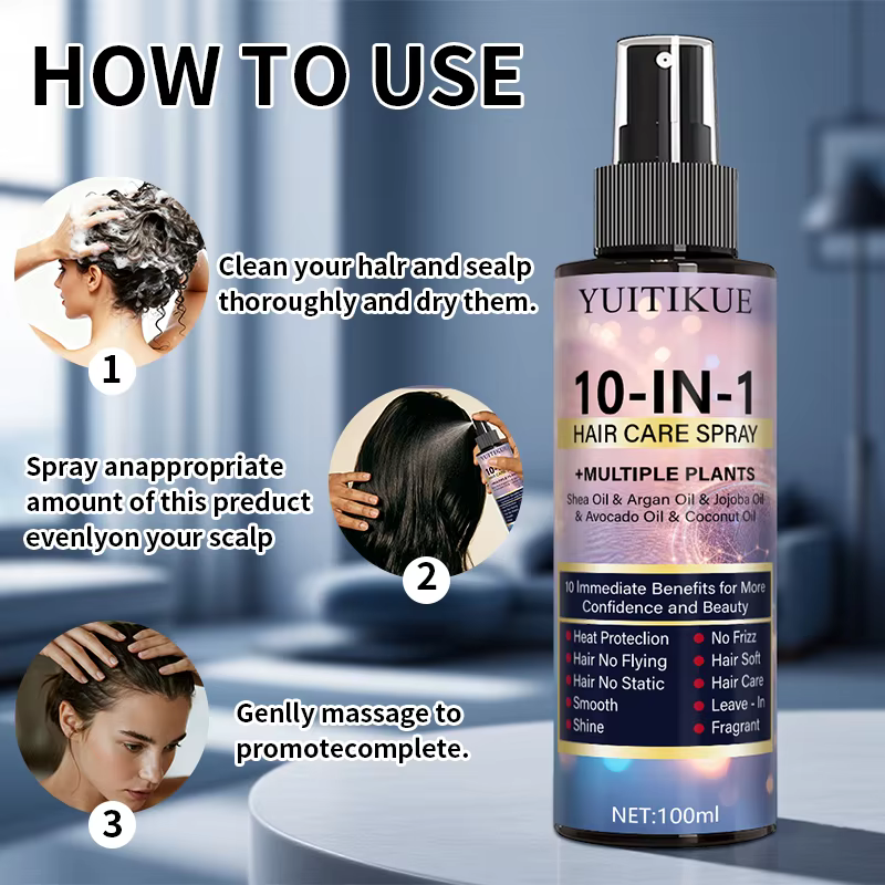 YUITIKUE Spray capillaire 10-en-1
