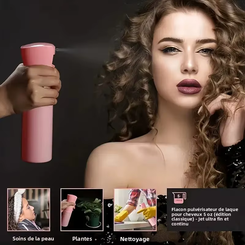 6 pièces/ensemble ensemble de brosses à cheveux coiffure vaporisateur bouteille