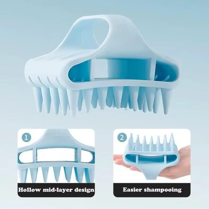 Brosse de massage du cuir chevelu