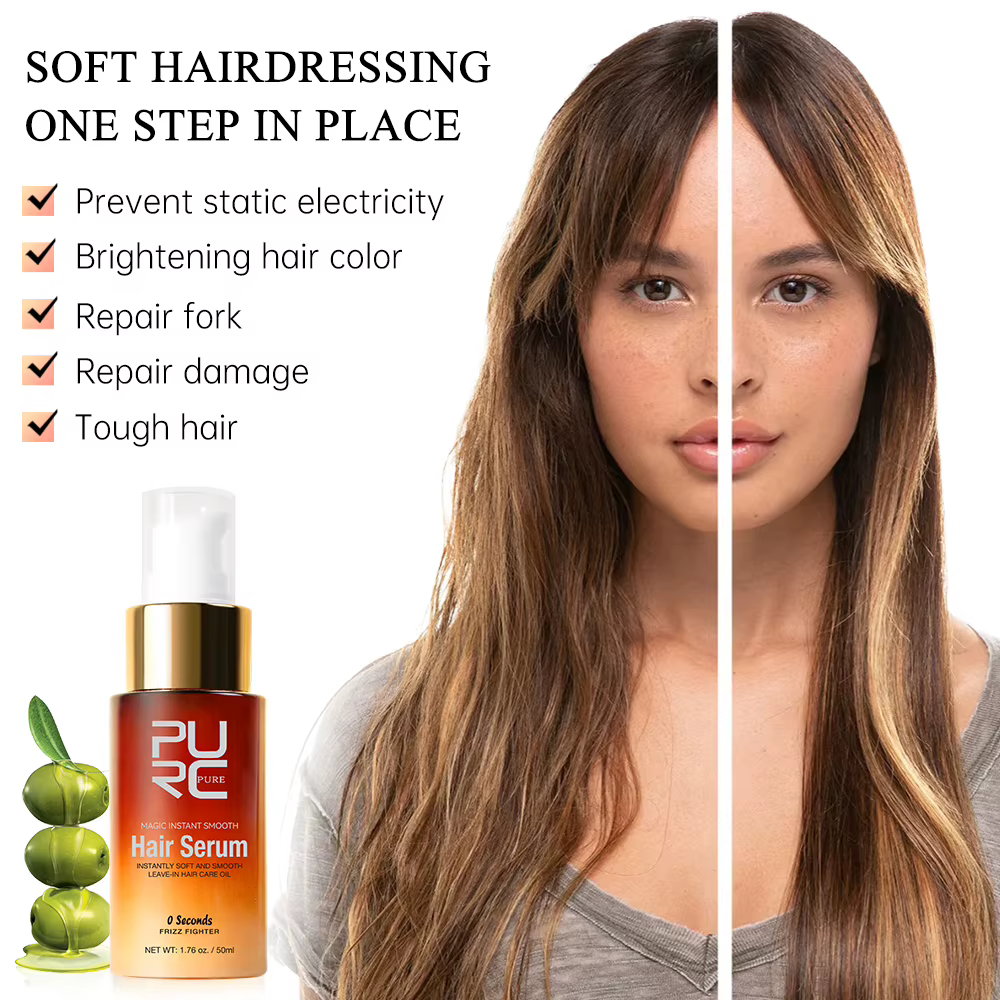 Sérum magique pour lissage instantané des cheveux