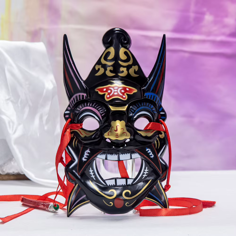 Nouveau Nouveau masque peint à la main COS sculpture sur bois ABS masque intégral accessoires antiques
