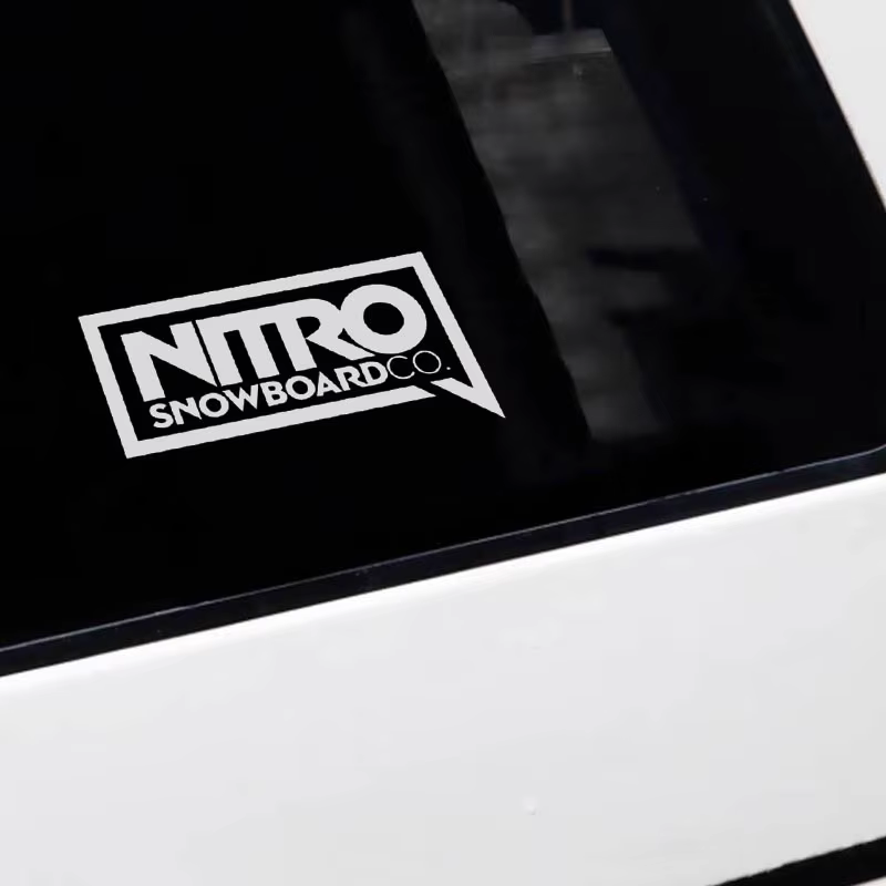 Autocollant imperméable réfléchissant pour Snowboard en plein air, autocollant de ski ajouré pour voiture, moto, casque, autocollants décoratifs, matériau en vinyle