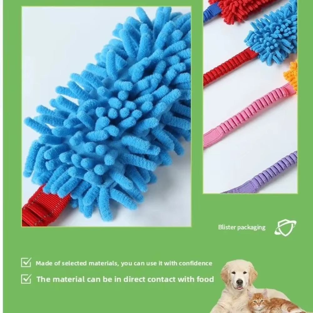 Balle à mâcher pour chien, corde colorée durable pour la mastication, jouet interactif pour animaux de compagnie, pour le nettoyage des dents et le jeu d'agressivité
