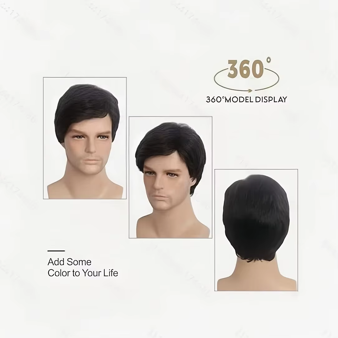Cheveux bouclés naturels courts pour jeunes hommes