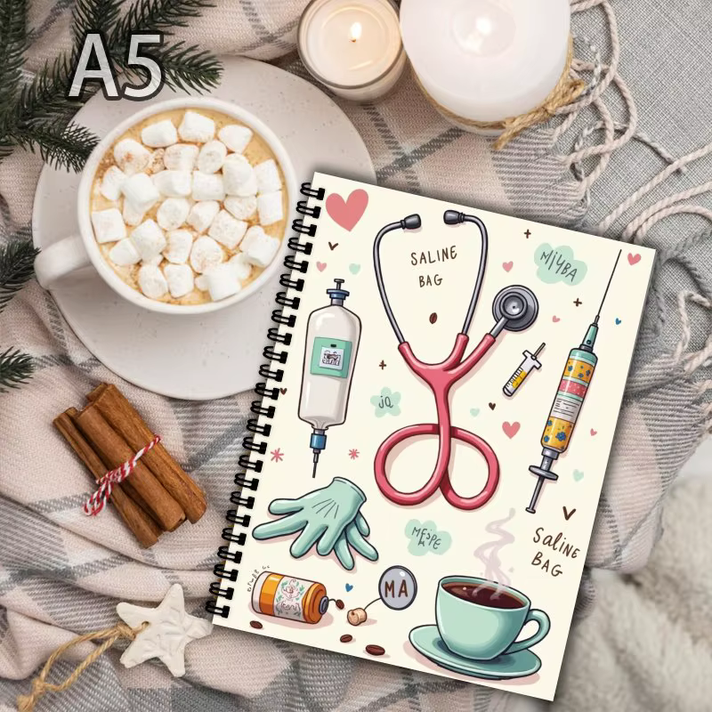 Carnet spirale pour assistant médical et infirmière, un cadeau mignon et pratique pour les femmes et les professionnels de la santé