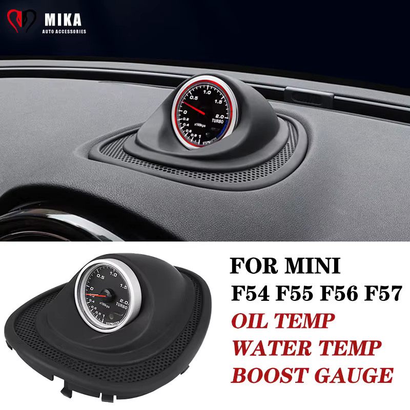 Couvercle de jauge de suralimentation de la température de l'eau et de l'huile pour voiture, sortie d'air, tableau Prada, Mini Cooper F54, F55, F56, F57, accessoires de pièces automobiles intérieures