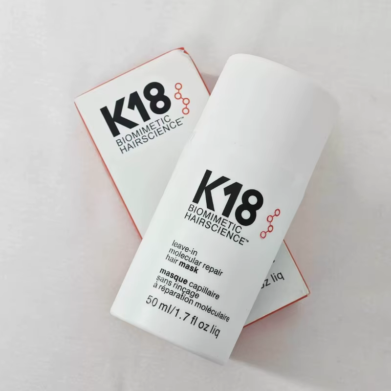 Masque capillaire réparateur moléculaire K18 sans rinçage 50 ml – Traitement profond à la kératine pour des cheveux doux