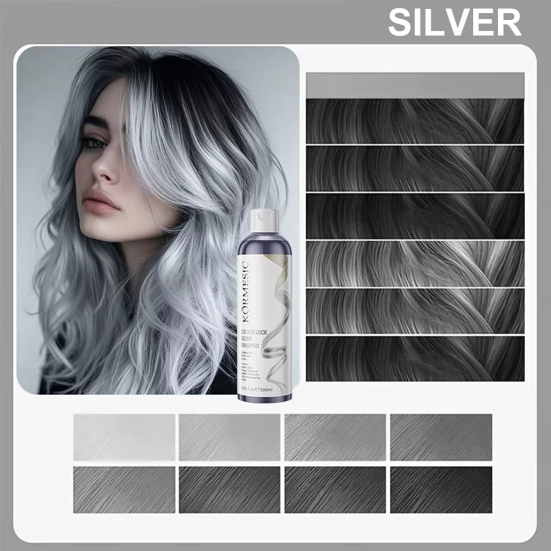 Shampoing couleur argent