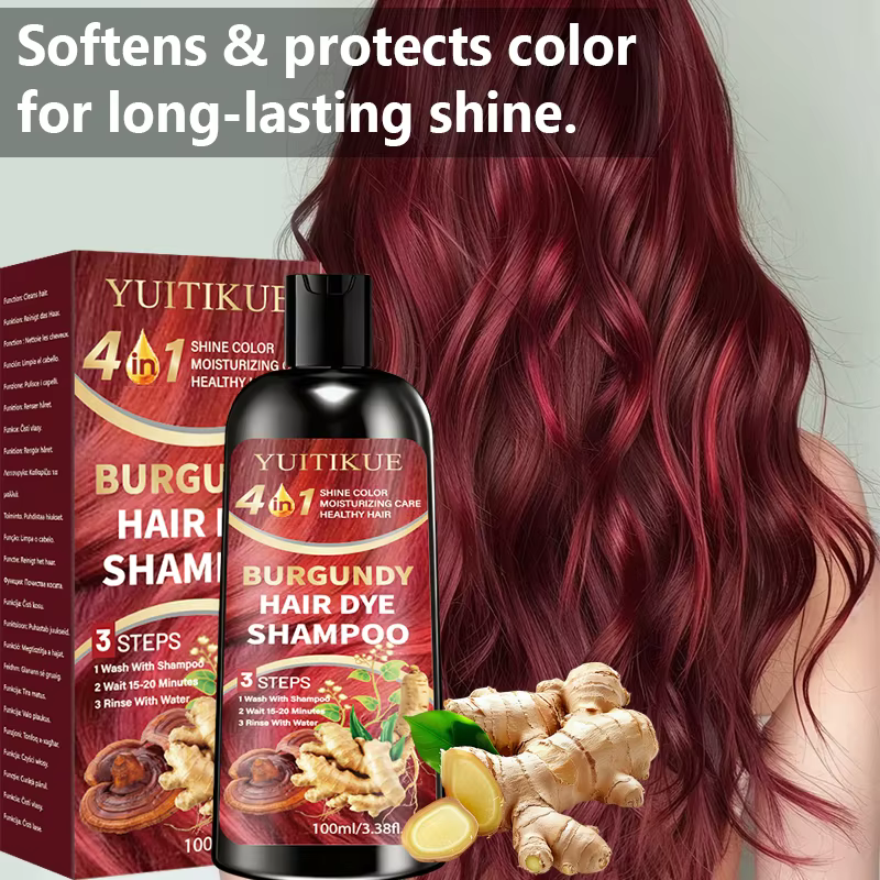 Shampoo colorant capillaire YUITIKUE Bourgogne 100ml