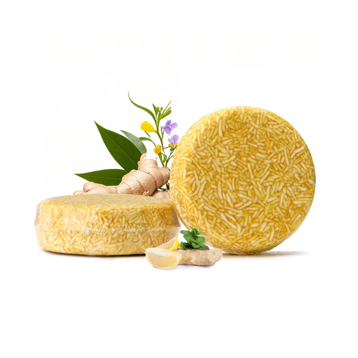 Savon shampoing solide au gingembre