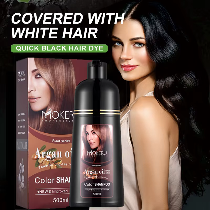 Huile d'argan naturelle pour coloration rapide des cheveux