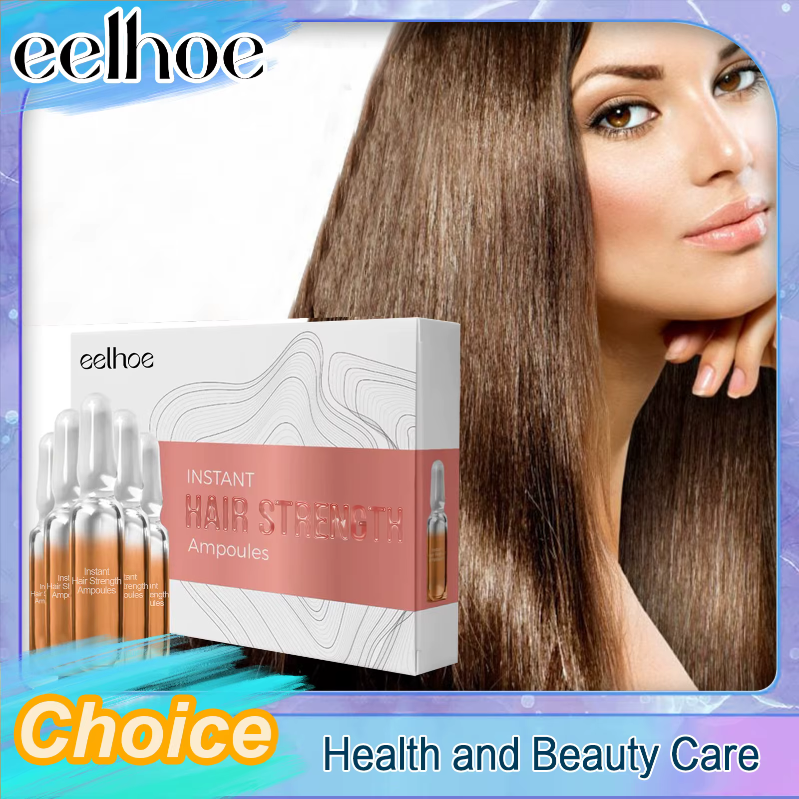 Ampoule capillaire Eelhoe pour des cheveux épais et forts