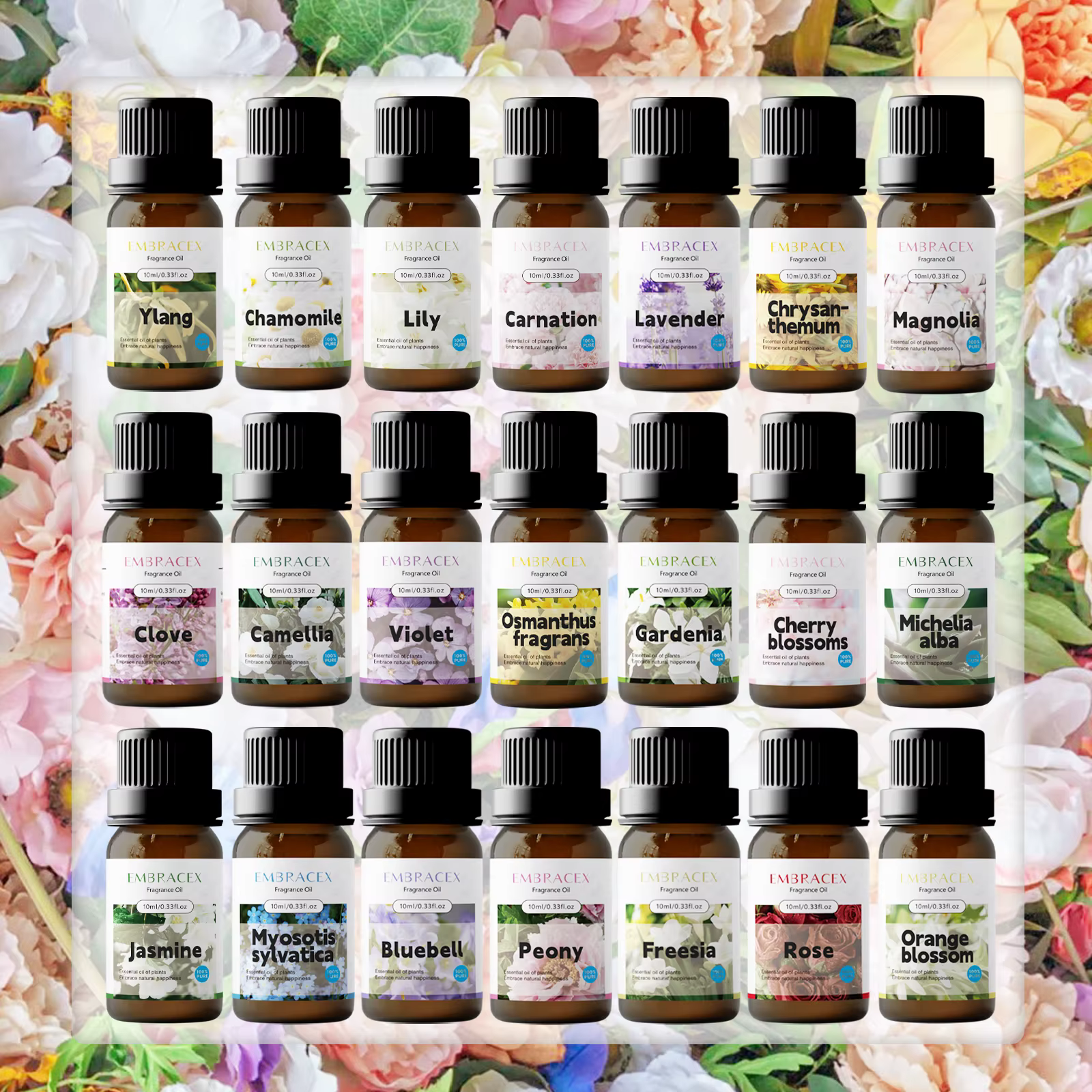 Huile essentielle de violette naturelle à base de plantes