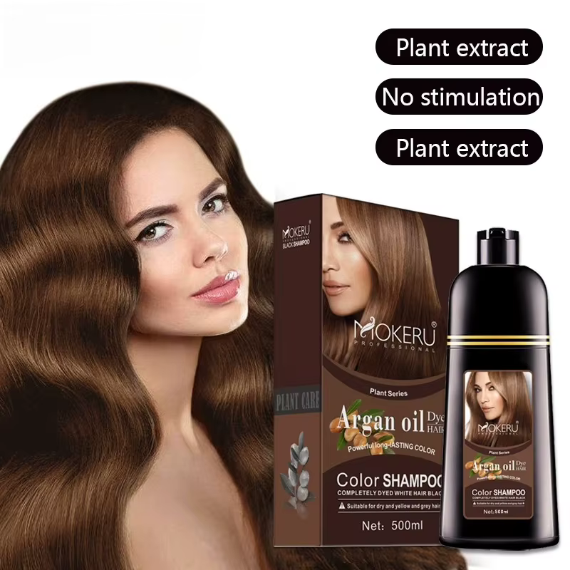 Huile d'argan naturelle pour coloration rapide des cheveux