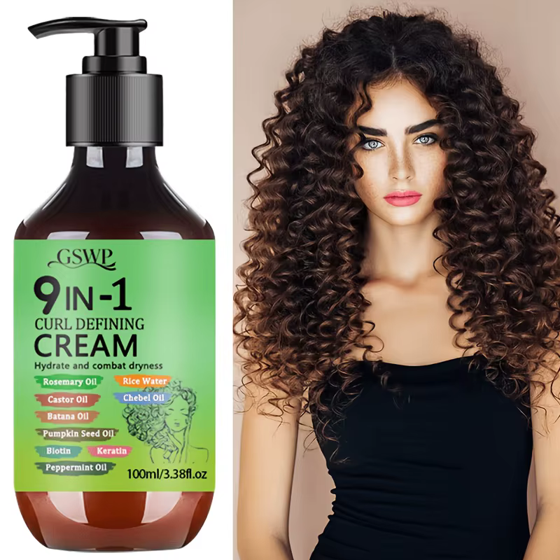GSWP Crème coiffante 9-en-1 pour boucles