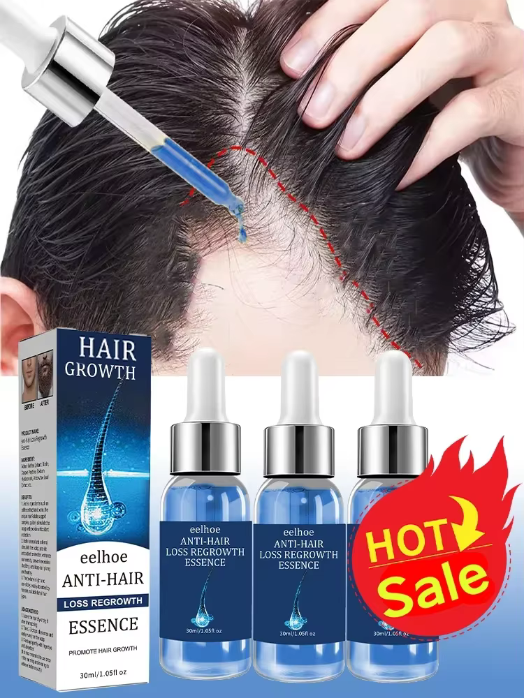 Huile de croissance des cheveux endommagés pour hommes et femmes