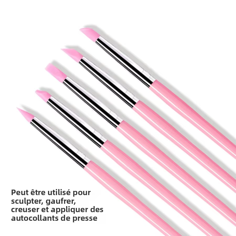 Brosse à ongles en Silicone