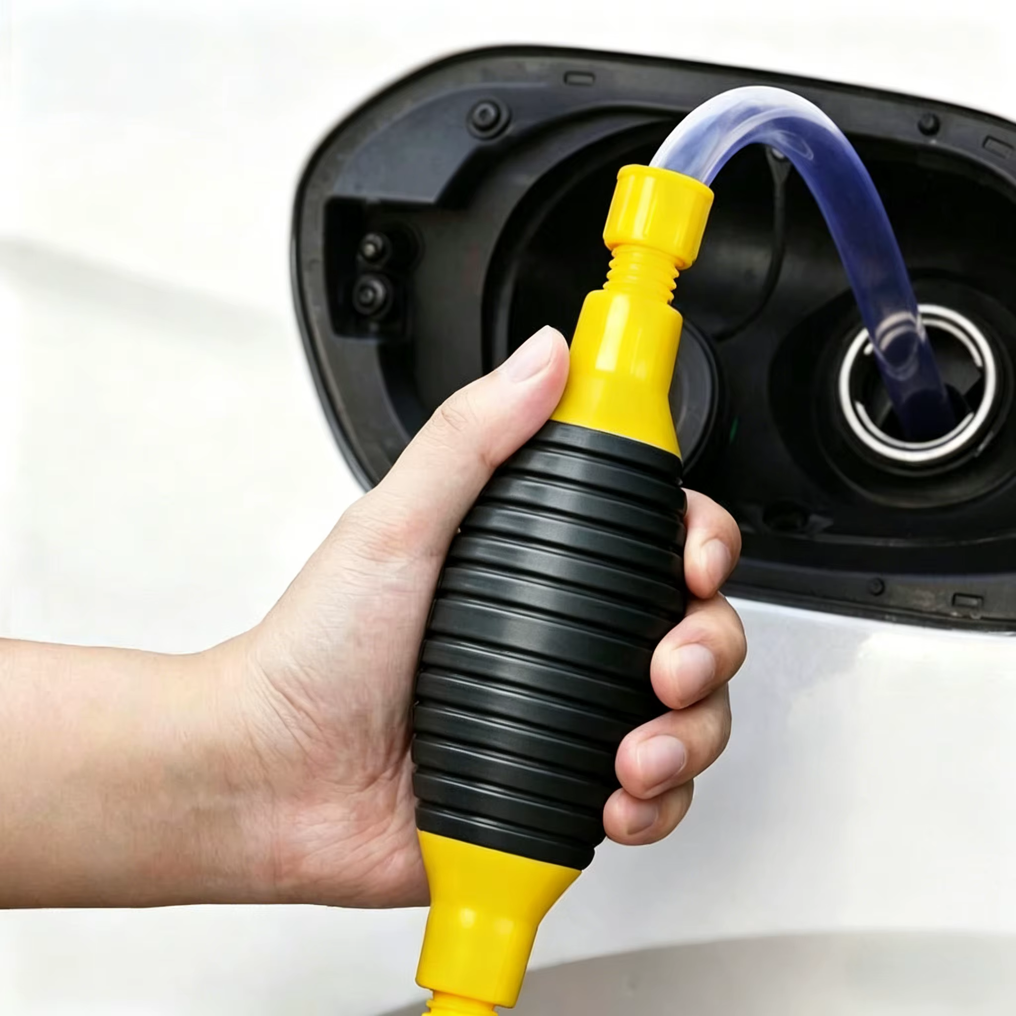 Pompe à carburant manuelle avec ventouse pour voiture, transfert d'huile, économiseur de carburant, or, liquide diesel, précieux