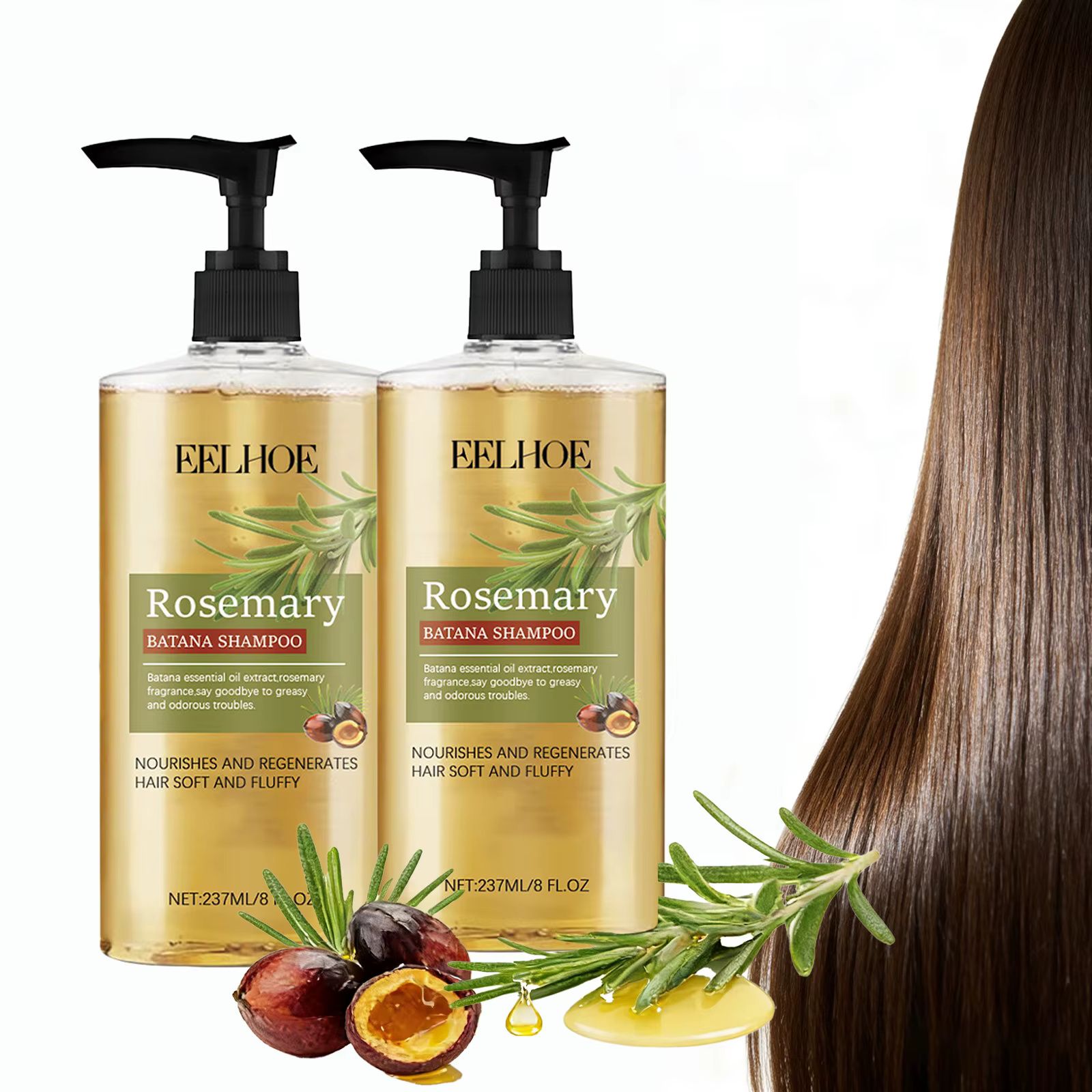 Batana Shampooing à l'huile essentielle de romarin