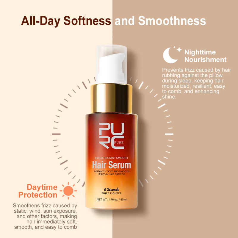 PURC – sérum magique instantané pour cheveux lisses