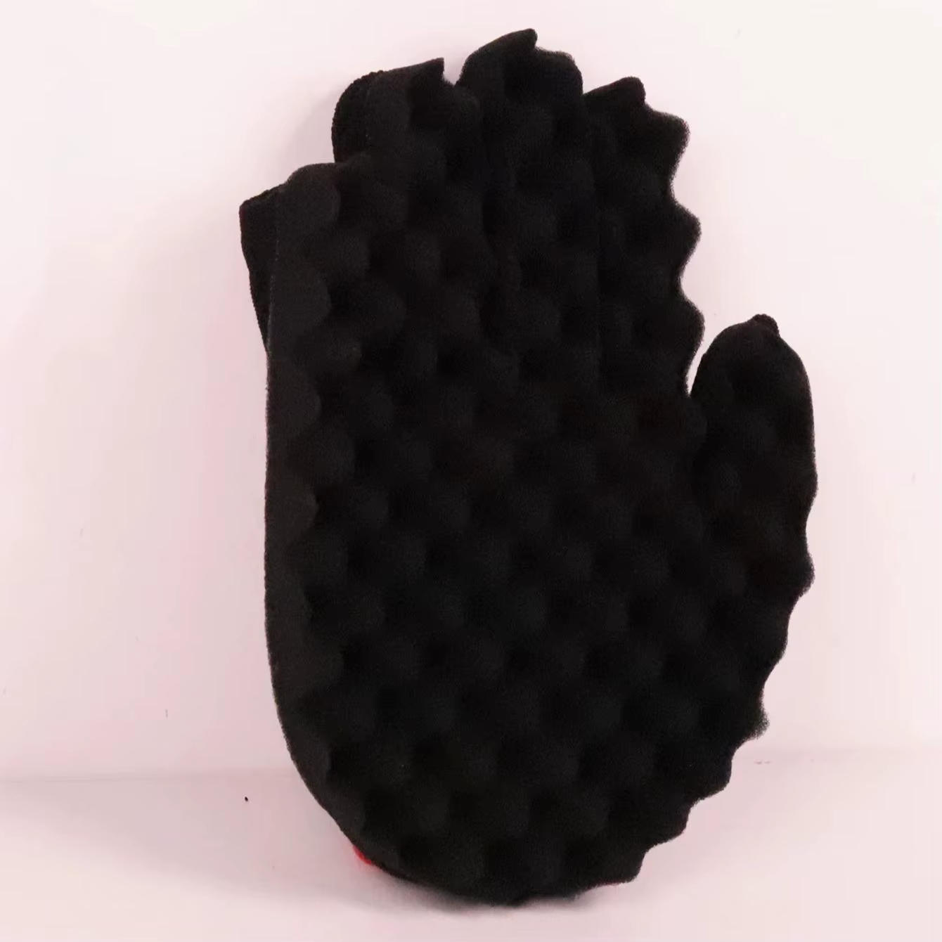 1 gant éponge doux torsadé et ondulé pour soins capillaires africains