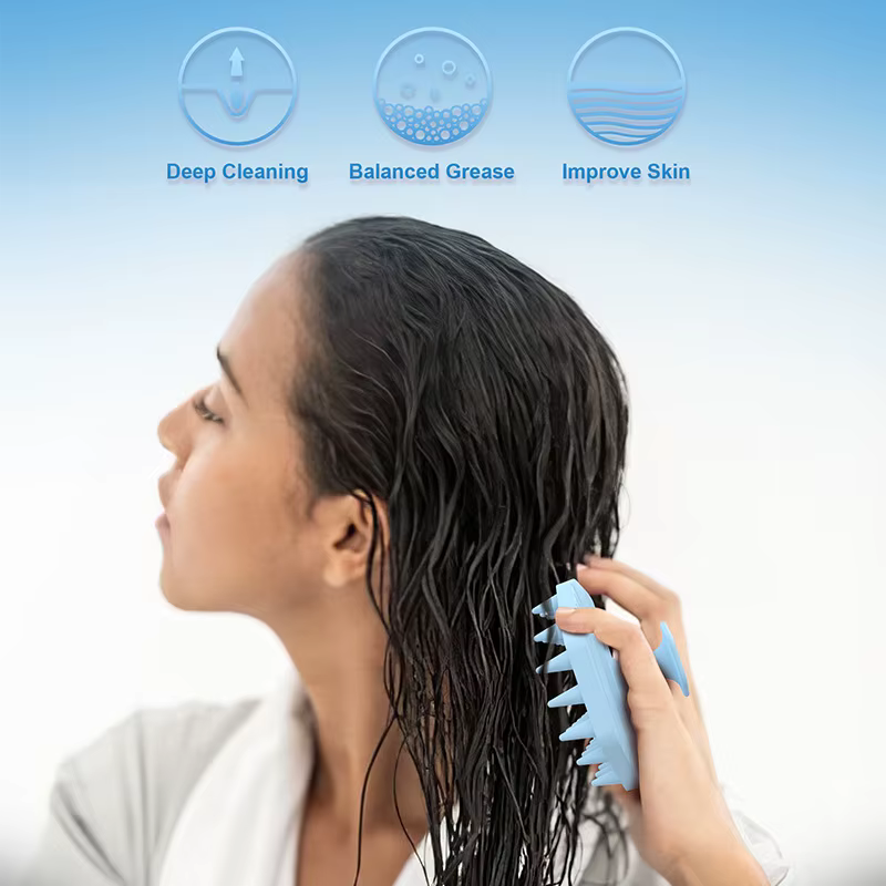 Brosse de Énergie en Silicone pour le Cuir oral elu