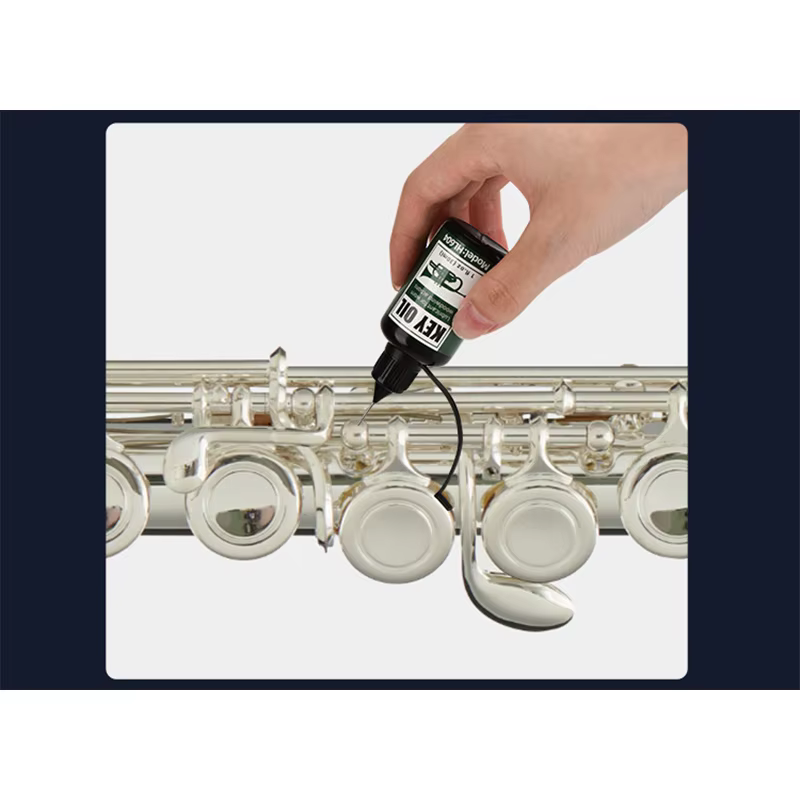 Huile pour clé d'instrument de musique en laiton, pour clés, pistons et vannes, huile pour tous les instruments en laiton, clarinettes, flûtes, Saxophones, bassons