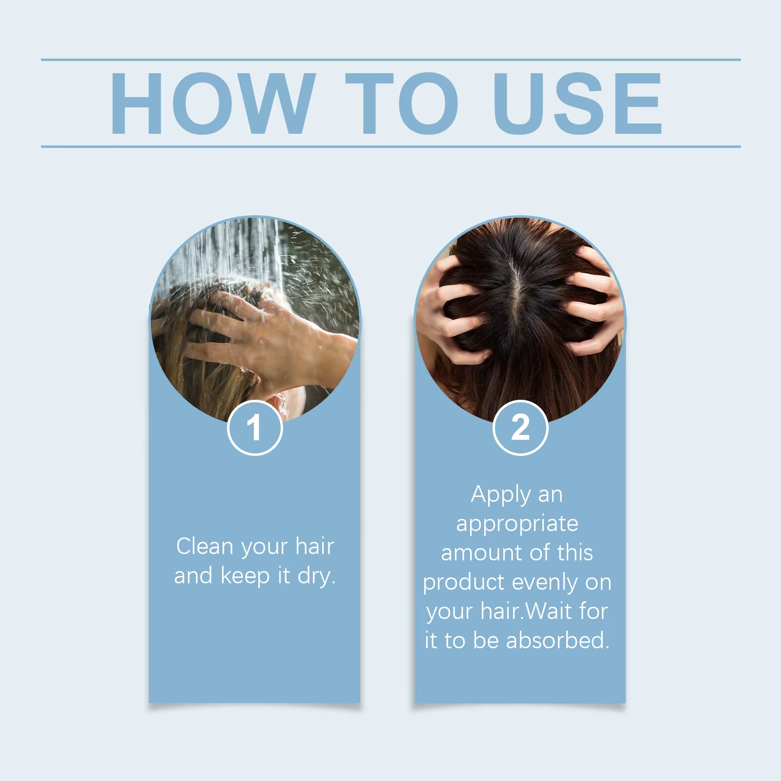 Crème revitalisante sans rinçage pour cheveux bouclés et secs