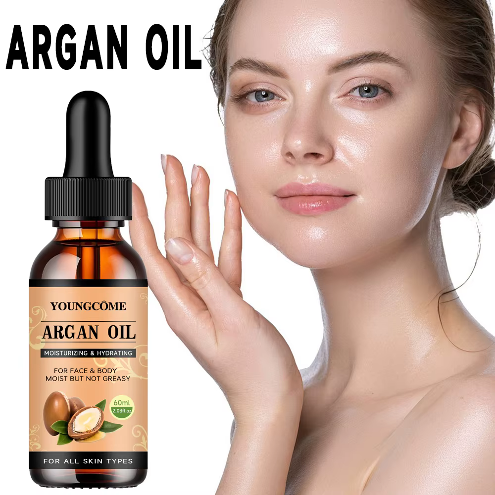Sérum capillaire à l'huile d'argan marocaine, brume d'huile légère pour pointes fourchues, cheveux crépus et mèches, réparation d'huile capillaire, brillant