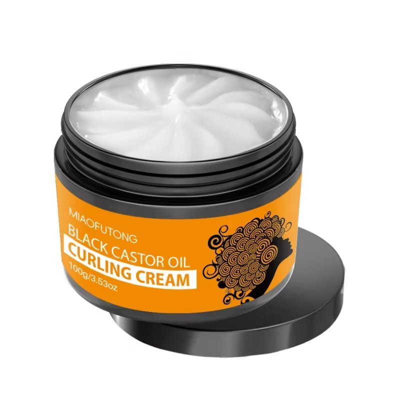 Crème coiffante et élastifiante pour cheveux bouclés et volumineux