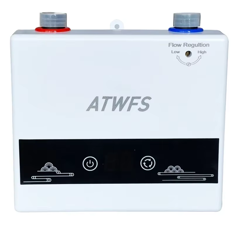 ATWFS chauffe-eau instantané 220V 4600W radiateurs électriques portables pour salle de bain douche d'eau chaude et chauffage de cuisine à domicile