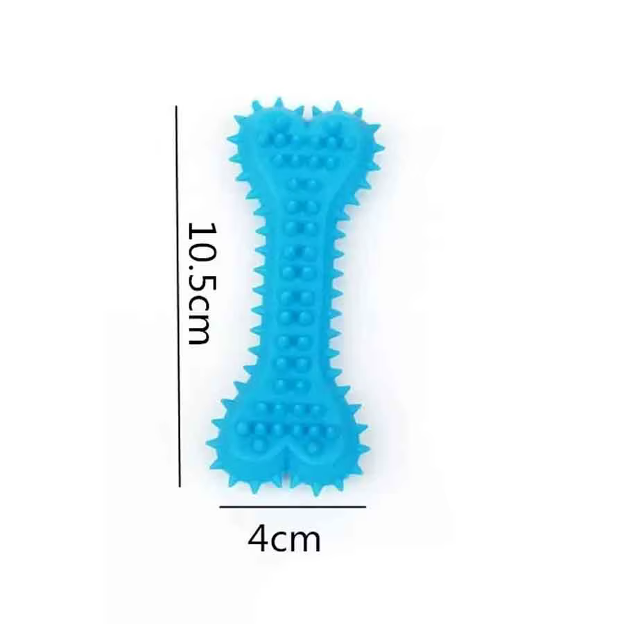 Jouets à mâcher en forme d'os pour chien, jouets à mâcher pour le nettoyage des dents, bâton de brosse à dents en caoutchouc pour chien, jouets à mâcher pour l'entraînement, 1/3 pièces