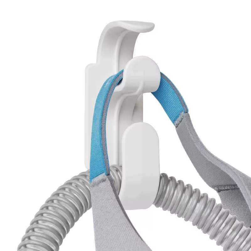 Support de tuyau CPAP avec fonction anti-déconnexion, crochet de masque CPAP et support de tube, organisateur de tuyau CPAP pour éviter le bourrage du tuyau et améliorer le sommeil