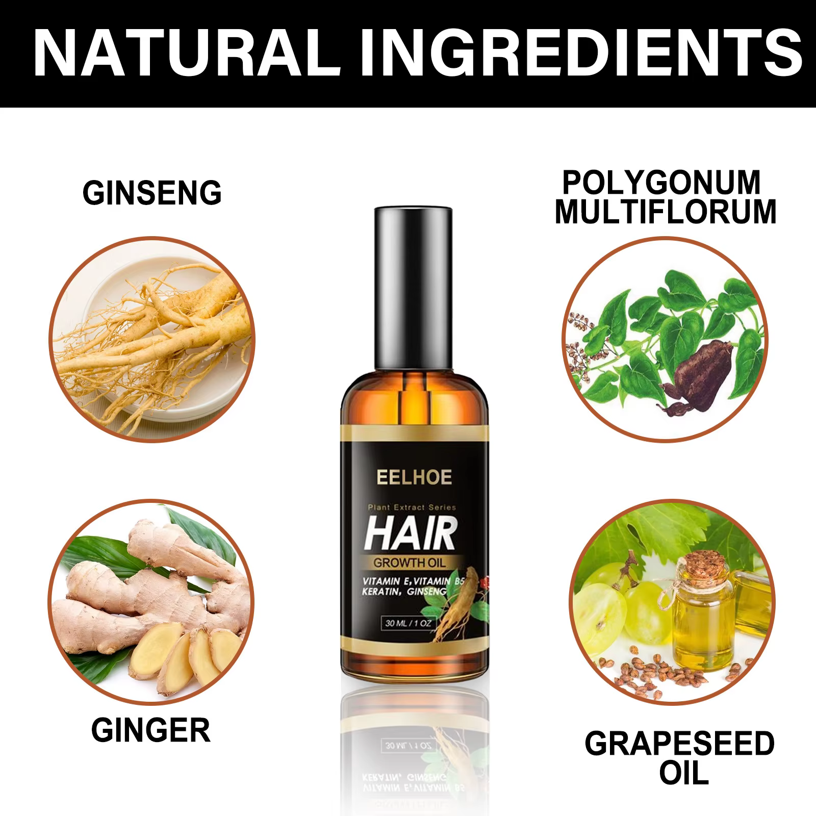 EELBath-E-Huiles essentielles pour cheveux, soin capillaire hydratant, lisse
