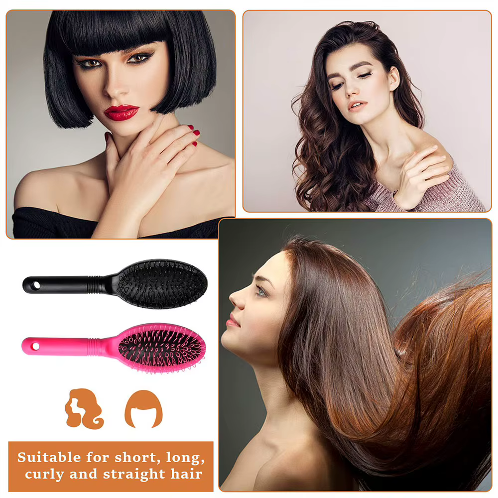 Brosse à perruque en boucle, brosse d'extension de cheveux, pièces de cheveux, toupets, tisse, brosse pour brossage, démêlant, brosse pour perruque synthétique