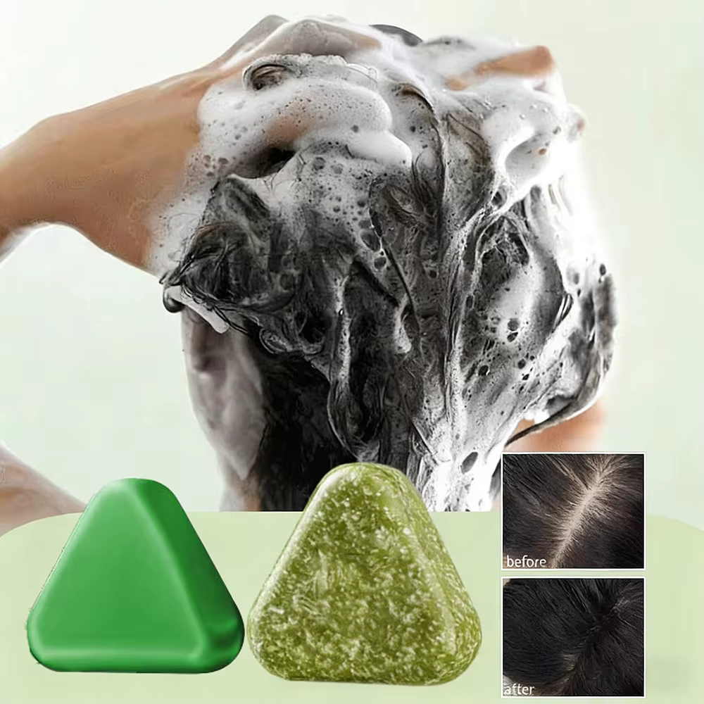 Shampoing à base de plantes naturelles