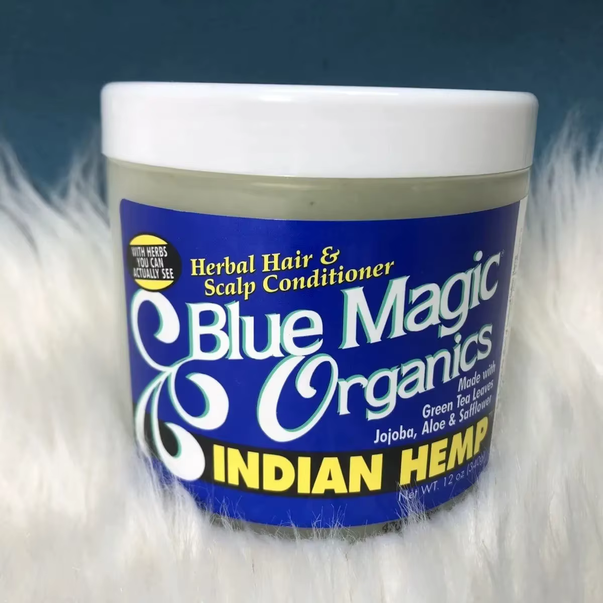 Huile de ricin magique pour cheveux bleus
